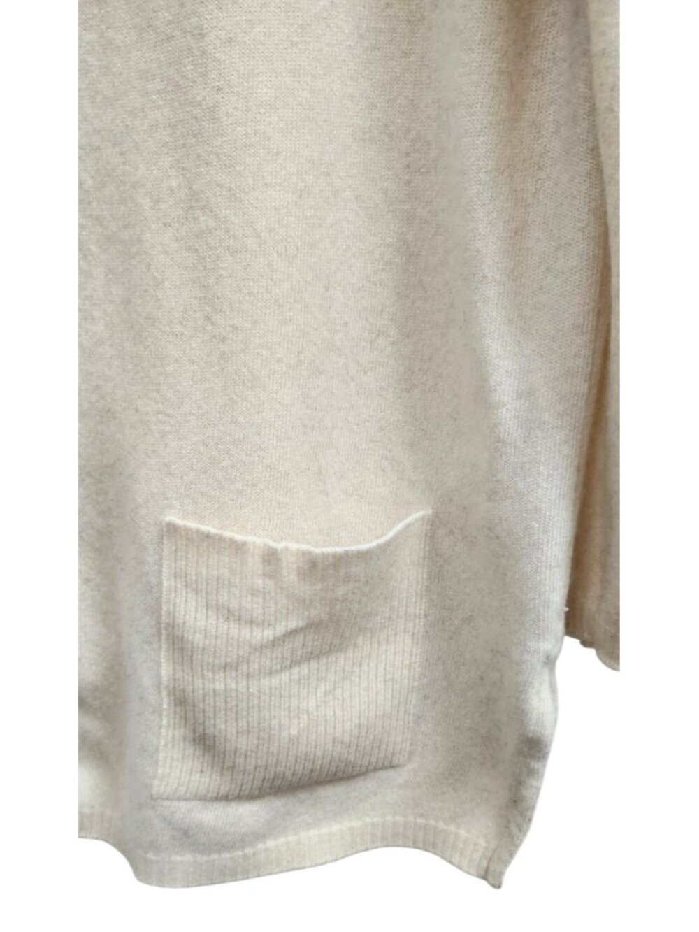 Vintage Ballantyne Scotland 100% Pure Cashmere Cream Long Cardigan Sweater M - Picture 6 of 12